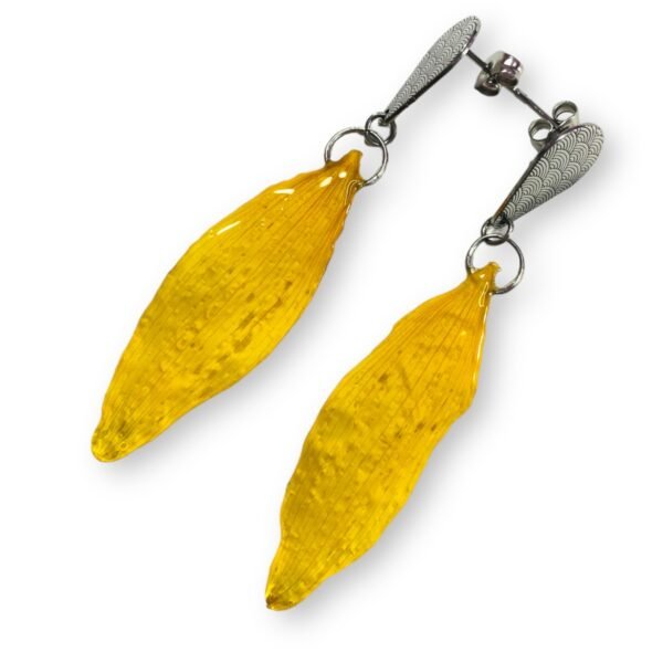 Aretes de Petalos de girasol - Imagen 3
