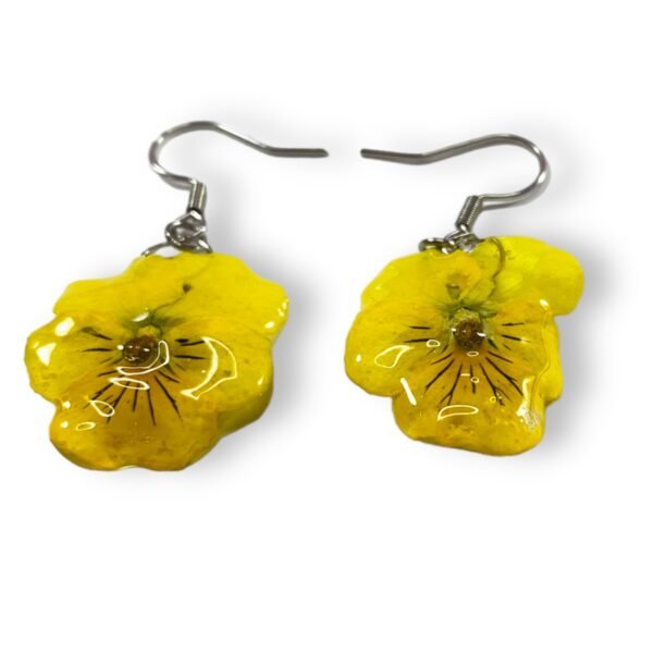 Aretes de Pensamiento amarillo - Imagen 5