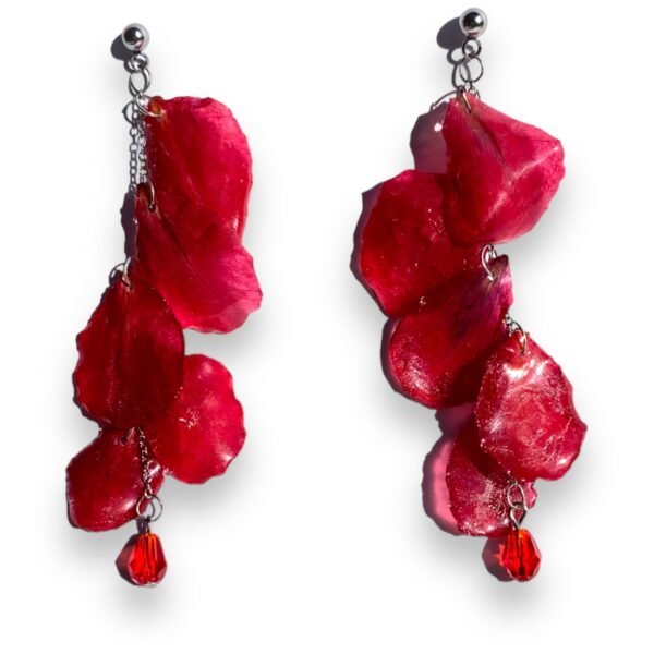 Aretes de Flor de granada - Imagen 3