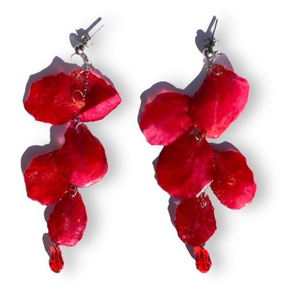 Aretes de Flor de granada - Imagen 2