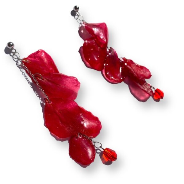 Aretes de Flor de granada - Imagen 4