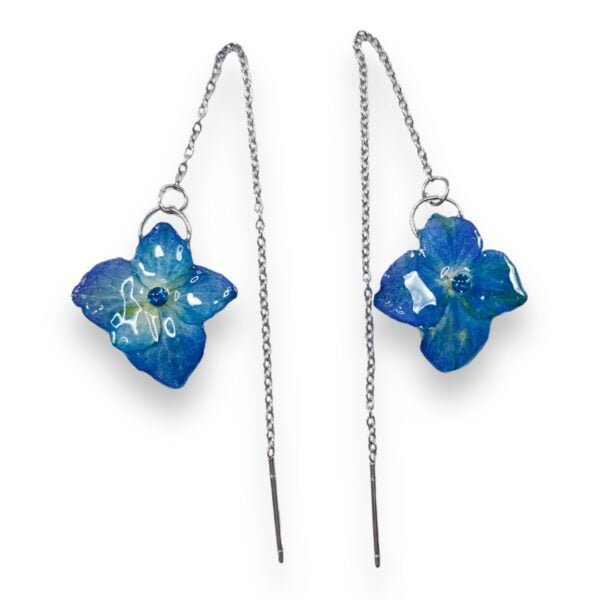 Aretes de Flor de Hortensia - Imagen 3