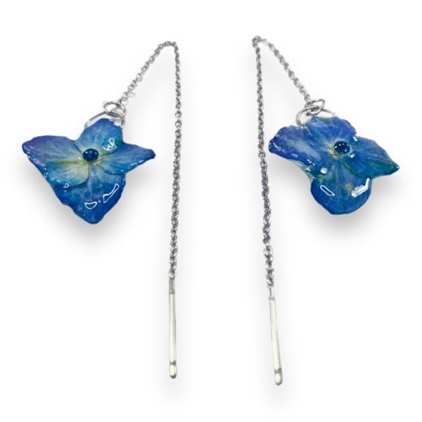 Aretes de Flor de Hortensia - Imagen 4