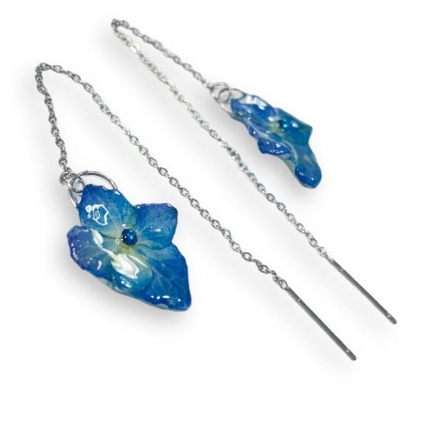Aretes de Flor de Hortensia - Imagen 2