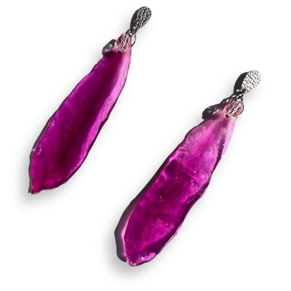 Aretes de Flor de schlumbergera - Imagen 7