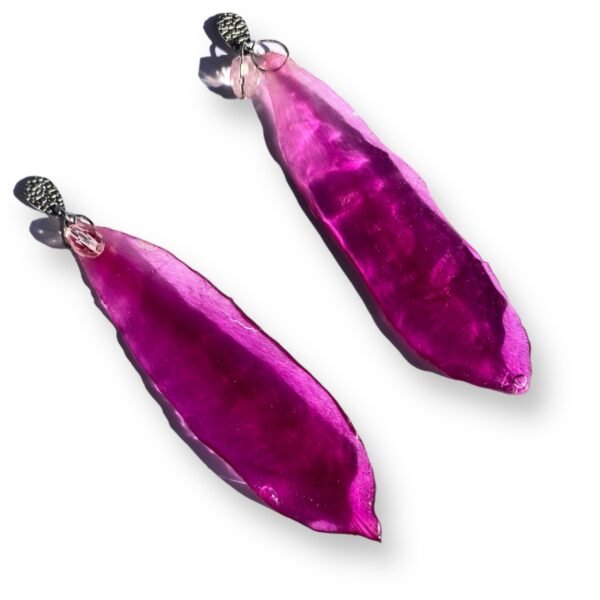 Aretes de Flor de schlumbergera - Imagen 5