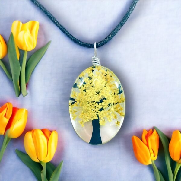 Collar Árbol Amarillo CNAR-5040
