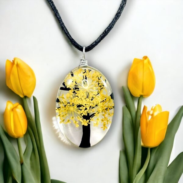Collar Árbol Amarillo CNAR-5046