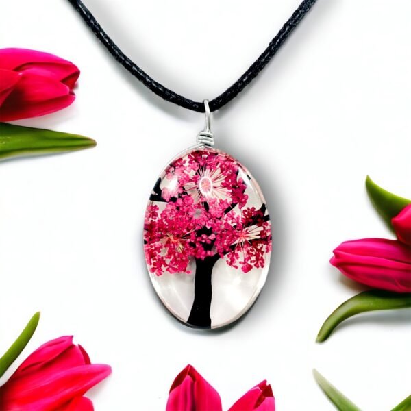 Collar Árbol Guinda CNAR-5049