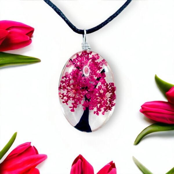 Collar Árbol Guinda CNAR-5049 - Imagen 3