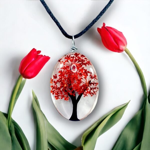 Collar Árbol Rojo CNAR-5058 - Imagen 2