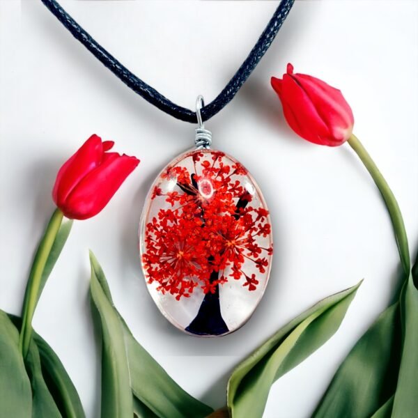 Collar Árbol Rojo CNAR-5058 - Imagen 3
