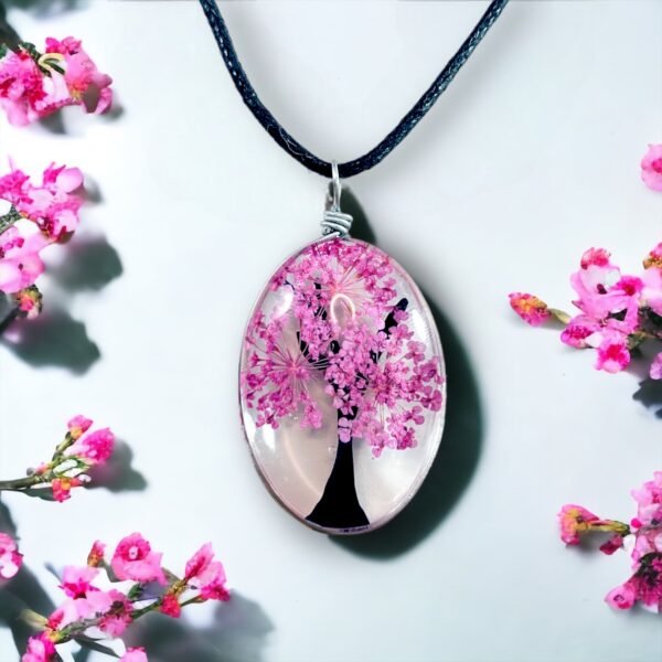 Collar Árbol Fucsia CNAR-5061 - Imagen 2