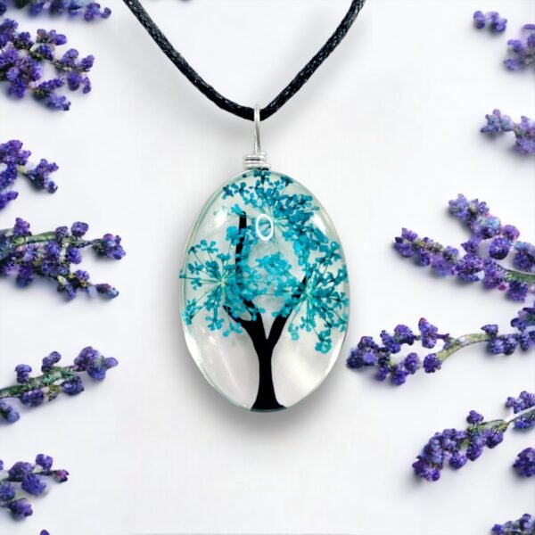 Collar Árbol Turquesa CNAR-5067 - Imagen 2