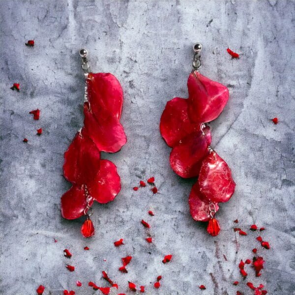 Aretes de Flor de granada