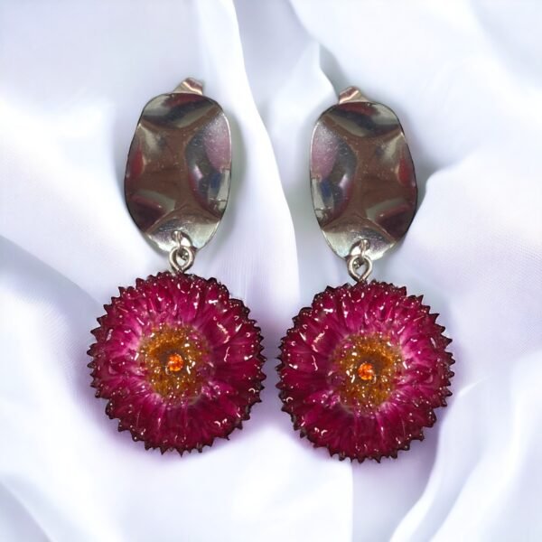 Aretes de Flor de Paja