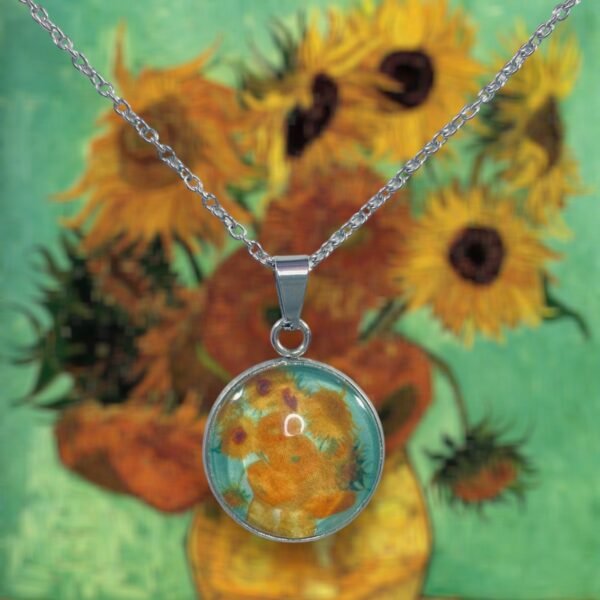 Collar Girasoles Van Gogh FOPL-3432