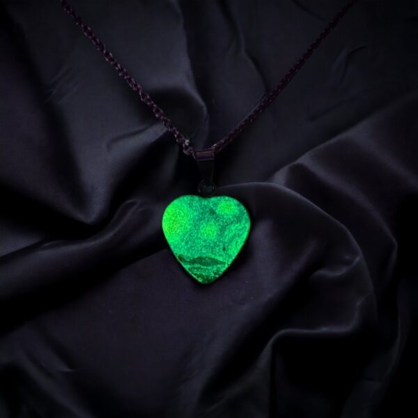 Collar Corazón Noche Estrellada FOPL-3433 - Imagen 8