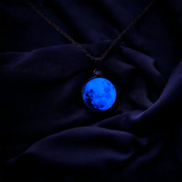 Collar de Luna morada FOPL-3436 - Imagen 2