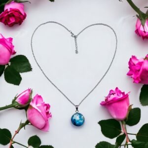 Collar de Luna turquesa FOPL-3440